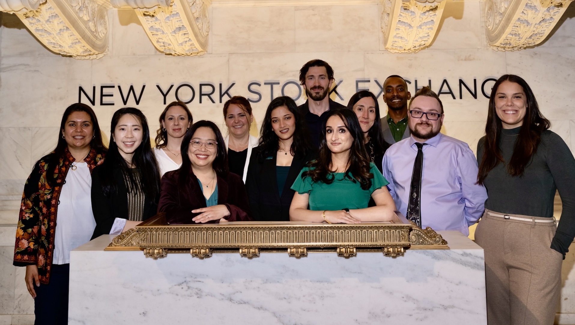 Group of employees at NYSE